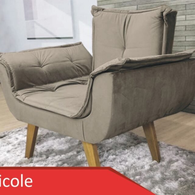Poltrona Decorativa Nicole