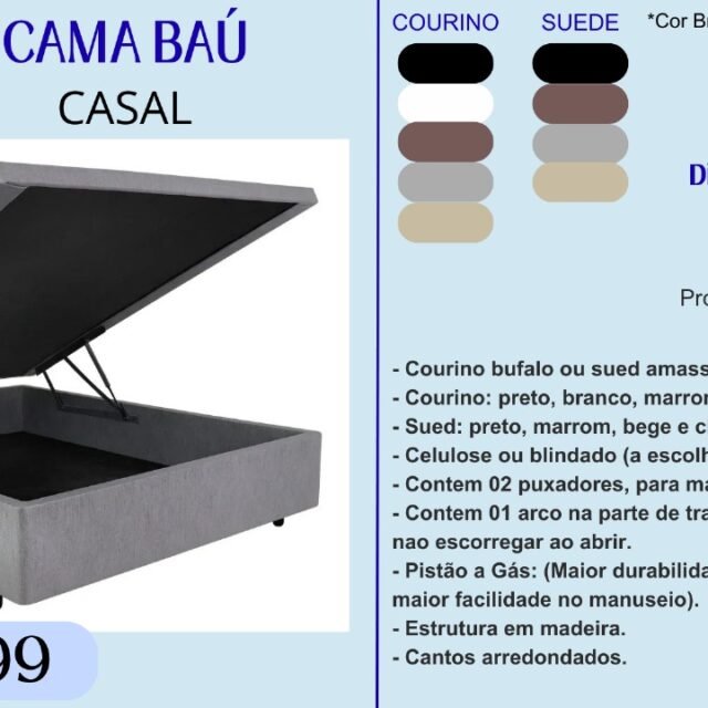 Cama Baú Casal