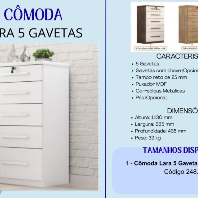 Cômoda Lara