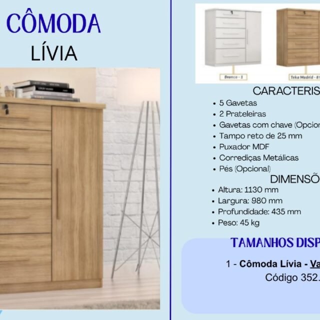 Cômoda Lívia