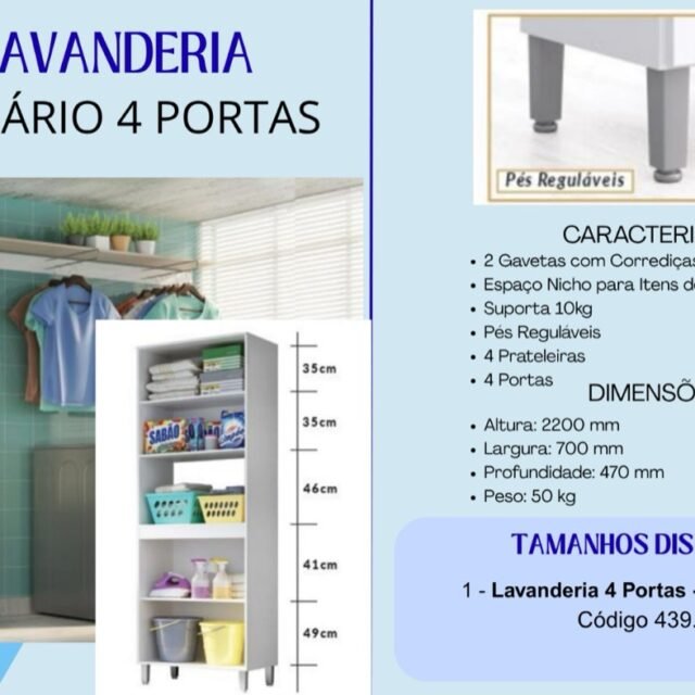 Armário Lavanderia