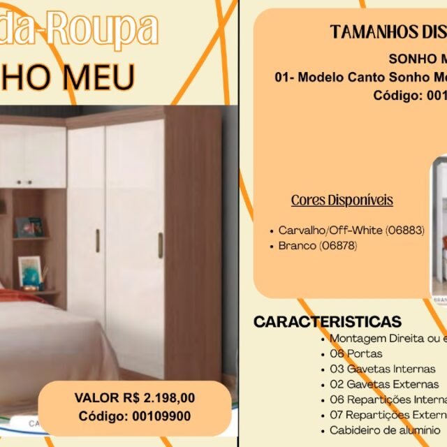Guarda-Roupa Sonho Meu