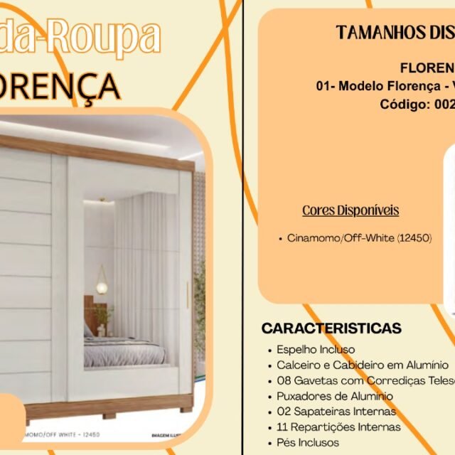 Guarda-Roupa Florença
