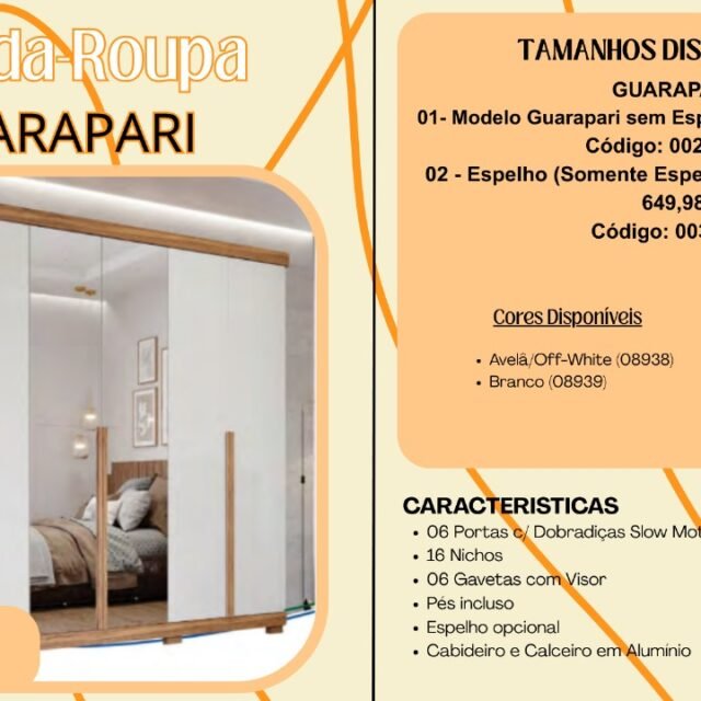 Guarda-Roupa Guarapari