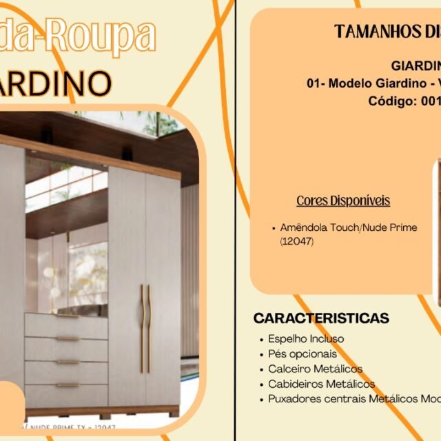Guarda-Roupa Giardino
