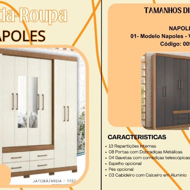 Guarda-Roupa Napoles