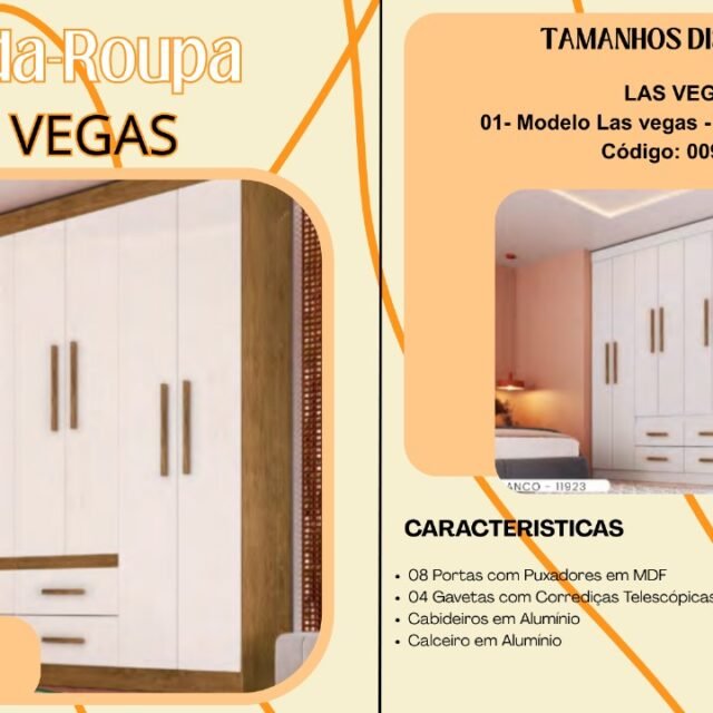 Guarda-Roupa Las Vegas