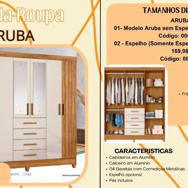 Guarda-Roupa Aruba