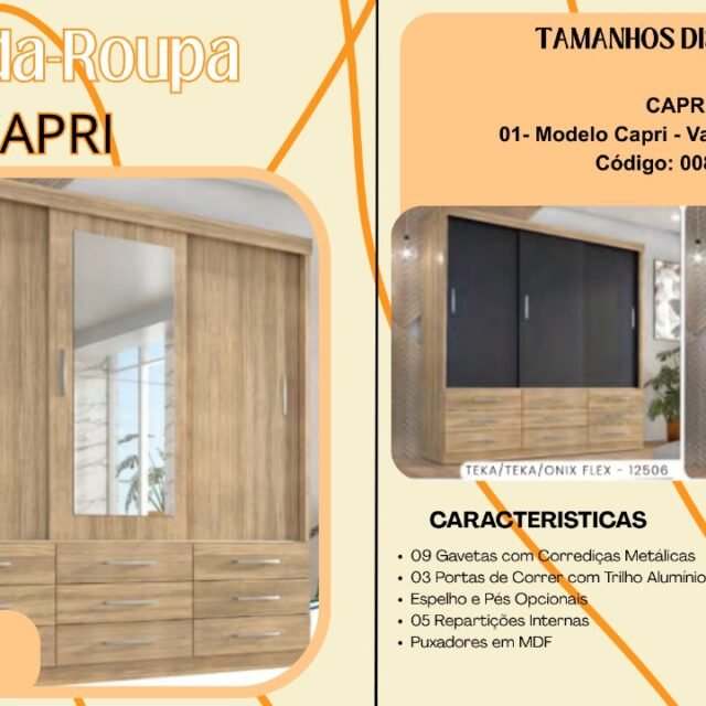 Guarda-Roupa Capri