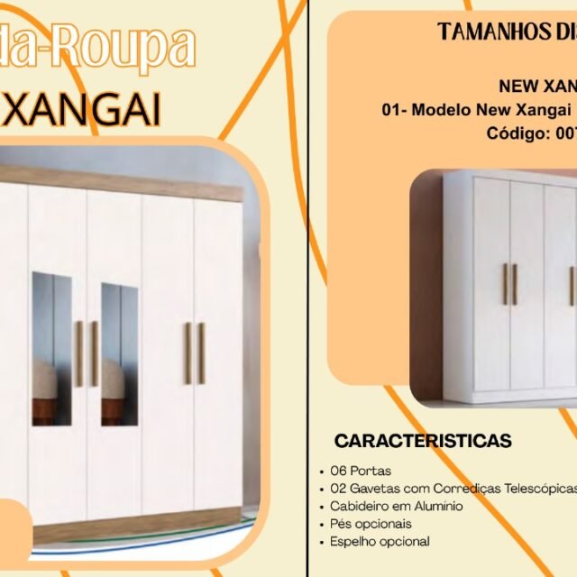 Guarda-Roupa New Xangai