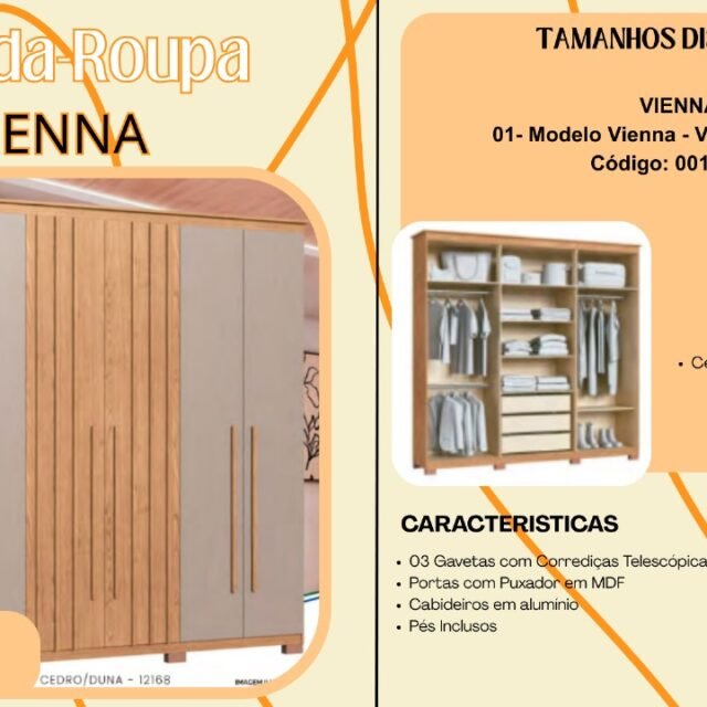 Guarda-Roupa Vienna
