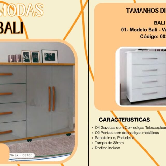 Cômoda Bali