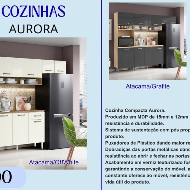Cozinha Compacta Aurora