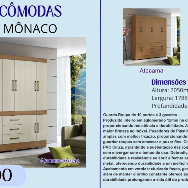 Guarda-Roupa Mônaco
