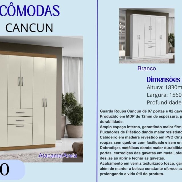 Guarda-Roupa Cancun
