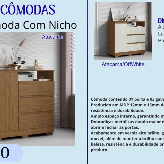 Cômoda Com Nicho