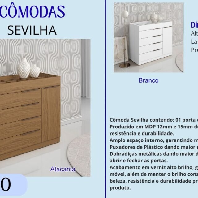 Cômoda Sevilha
