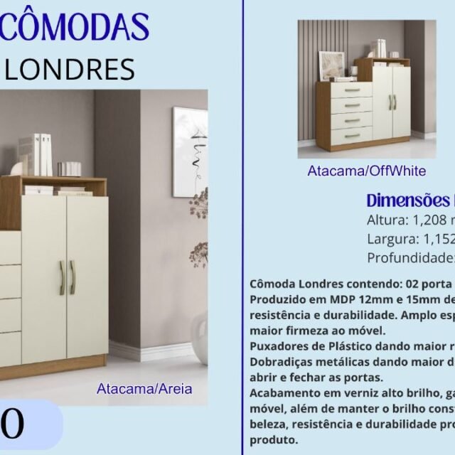 Cômoda Londres