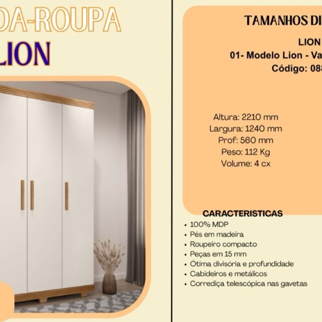 Guarda-Roupa Lion