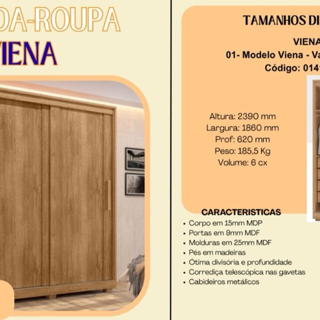 Guarda-Roupa Viena