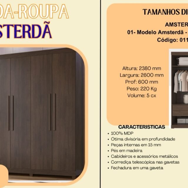 Guarda-Roupa Amsterdã