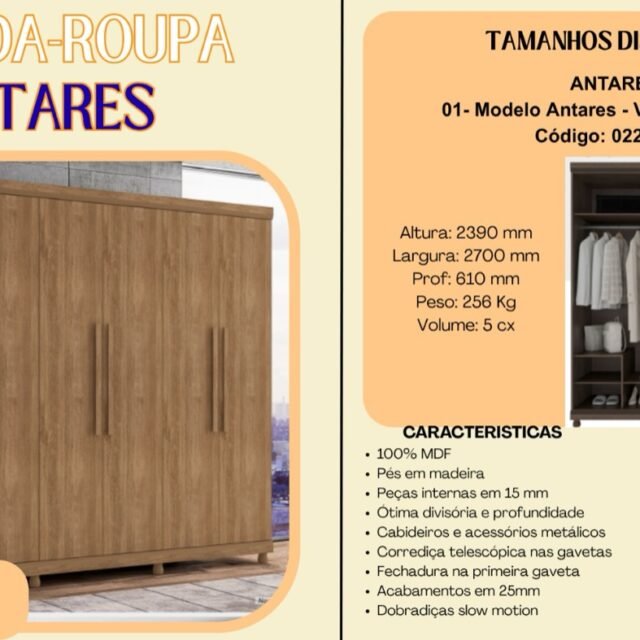 Guarda-Roupa Antares