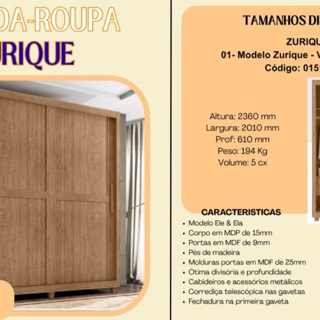 Guarda-Roupa Zurique