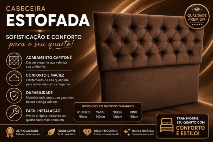 Cabeceira Estofada Capitonê